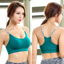 Women custom crop tops women sports bra seamless fitness yoga top